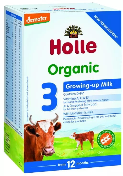 Holle Organic Infant Growing Up Milk 3 (10 - 12 months) 600 g