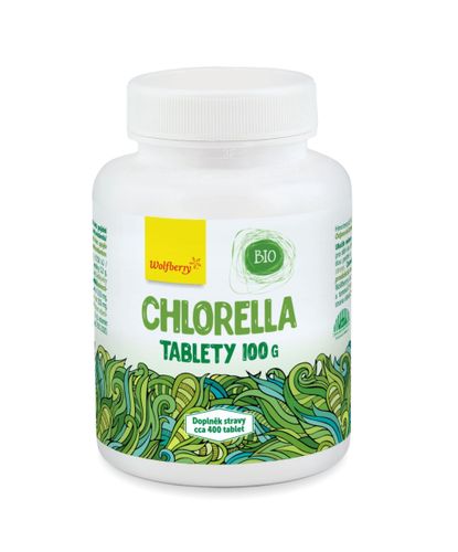 Wolfberry BIO Chlorella 100 g - aprox. 400 tablets