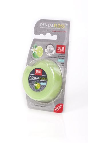 SPLAT Professional Expanding dental floss 30 m bergamot - lime