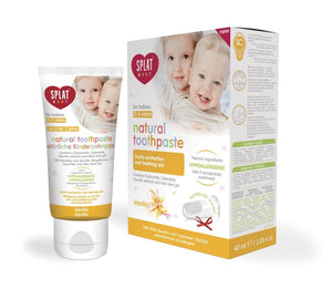 SPLAT Baby Toothpaste for children 0 - 3 years 40 ml vanilla + finger brush - mydrxm.com