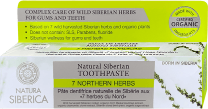 Natura Siberica 7 Northern Herbs toothpaste, 100 g