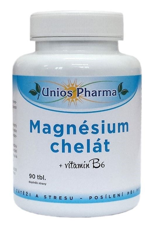 Uniospharma Magnesium chelate + vitamin B6 - 90 tablets