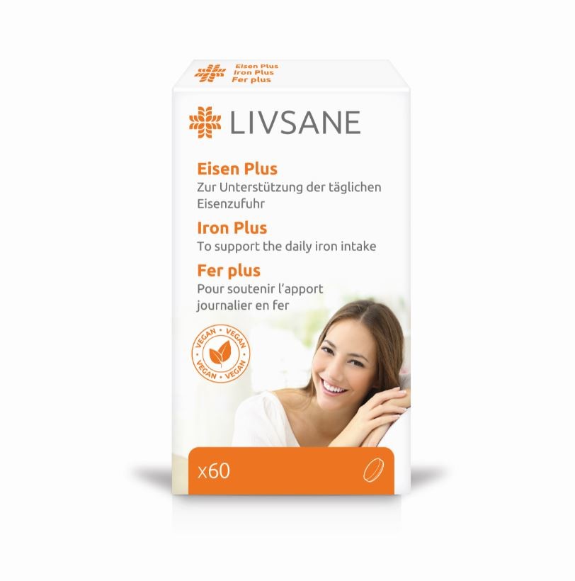 LIVSANE Iron + Copper + Vitamins 60 tablets