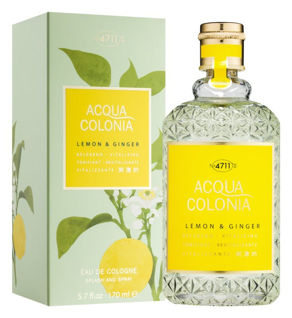 No. 4711 Eau De Cologne Acqua Colonia Lemon & Ginger Splash & Spray 170 ml