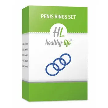 Healthy life Penis Ring set blue 3 pcs