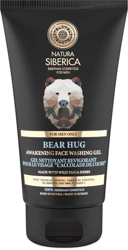 Natura Siberica MEN facial cleansing gel Bear Hug, 150 ml