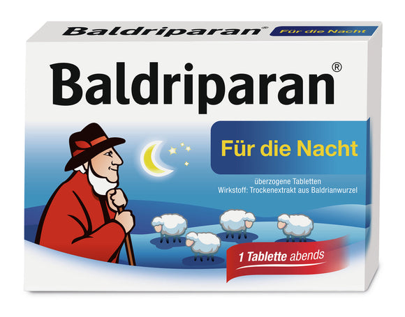 Baldriparan 60 coated tablets stress and sleep disorders treatment