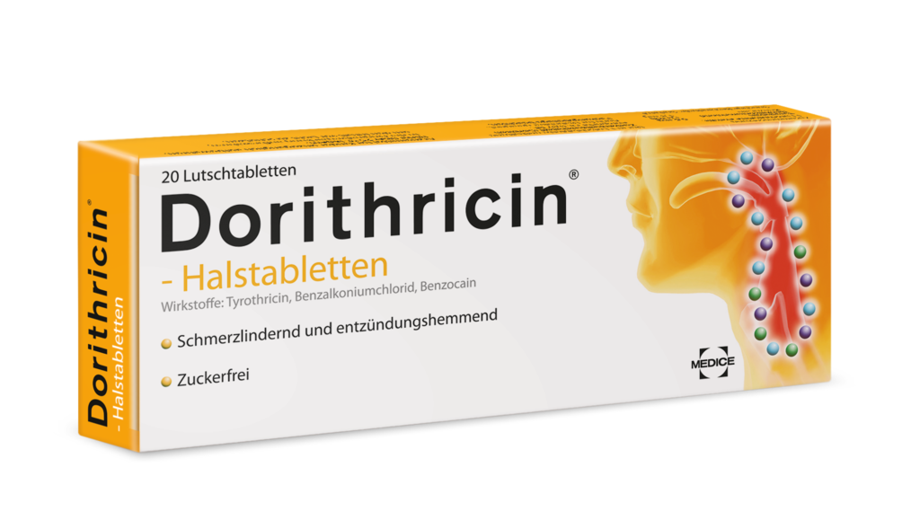 Sanova Dorithricin Throat 20 tablets