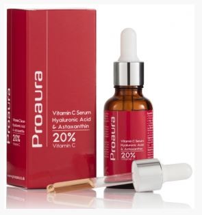 Proaura Serum with vitamin C + hyaluronic acid + Astaxanthin 30ml