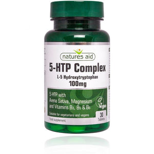 Natures Aid 5-HTP Complex 100 mg (L-5 Hydroxytryptophan), 30 tablets