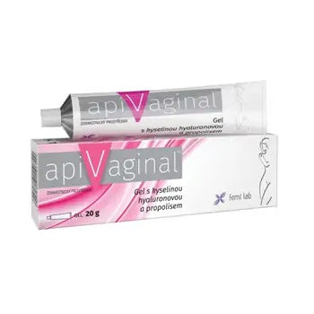Apivaginal Gel with hyaluronic acid and propolis 20 g