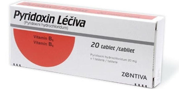 PYRIDOXIN MEDICINAL PRODUCTS 20mg 20 tablets