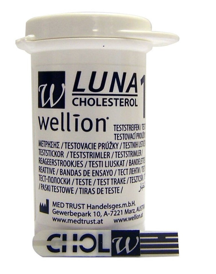 Wellion Luna cholesterol test strips 10 pcs