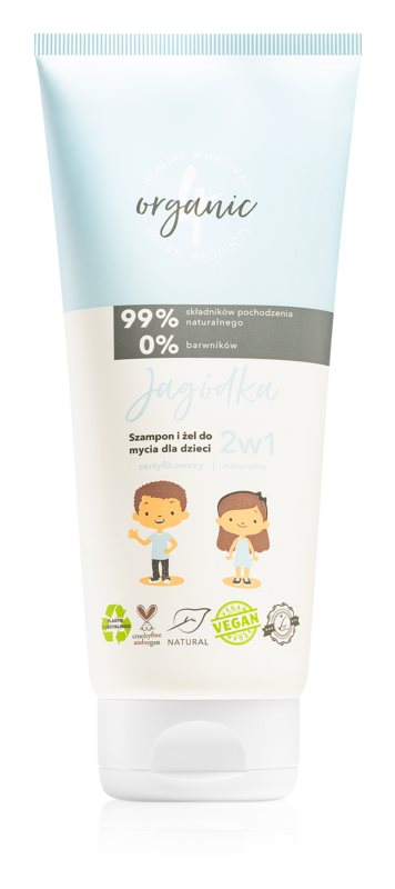 4Organic Blueberry shampoo and shower gel 2in1 - 200 ml