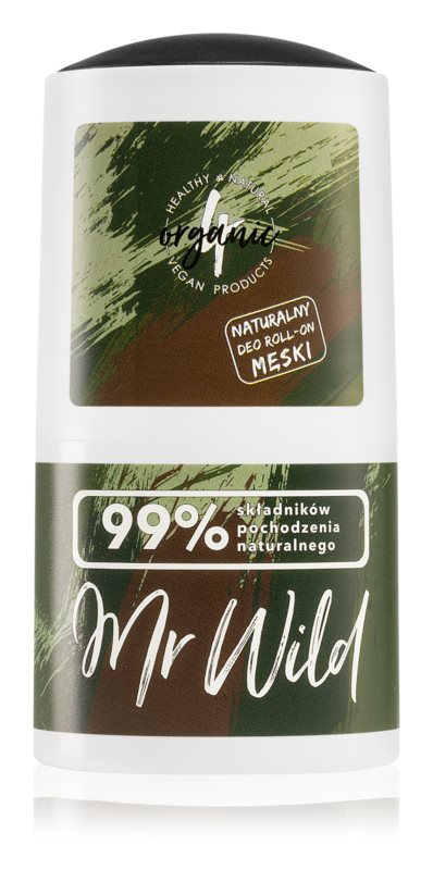 4Organic Mr. Wild deodorant roll-on 50 ml