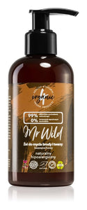 4Organic Mr. Wild Fragrance Free cleansing gel for beard, face and hair 200 ml