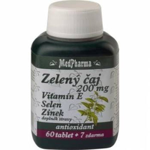 Medpharma Green Tea + Vitamin E + Selenium + Zinc 67 tablets