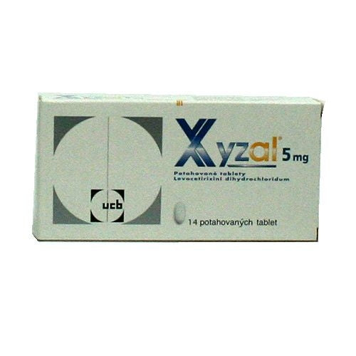 Xyzal 5 mg 14 film-coated tablets - mydrxm.com