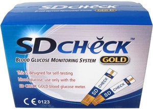 Test strips for glucometer SD-CHECK GOLD 50 pcs - mydrxm.com