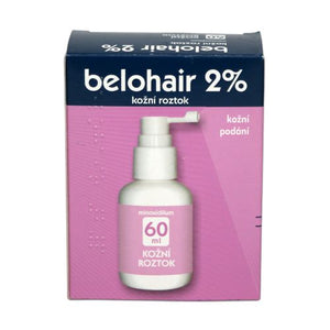 Belohair 2% skin hair loss treatment solution 60 ml - mydrxm.com