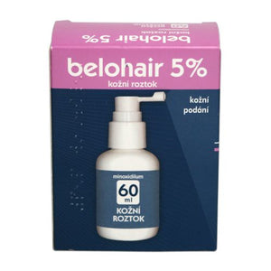 Belohair 5% skin hair loss treatment solution 60 ml - mydrxm.com