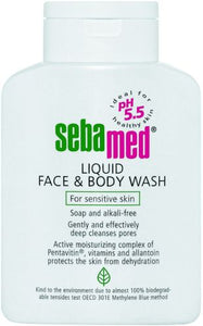 Sebamed Washing liquid face and body wash for sensitive skin 200 ml
