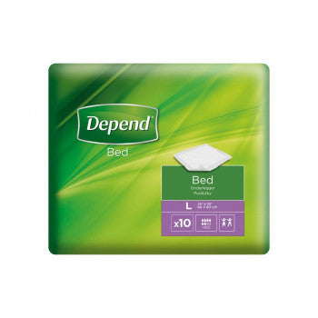 Depend Bed Protect Large 60x90 cm incontinence pads 10 pcs - mydrxm.com