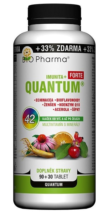 QUANTUM Immunita+ Forte 42 vitamins and minerals - 120 tablets