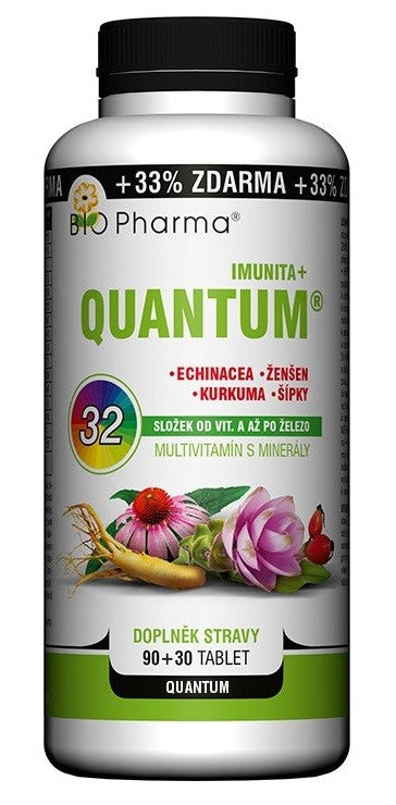 Bio Pharma QUANTUM Immunity + 32 vitamins & minerals - 120 tablets