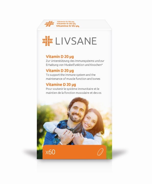 LIVSANE Vitamin D high dose 60 pcs