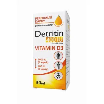 Detritin 400 IU Vitamin D3 drops 30 ml