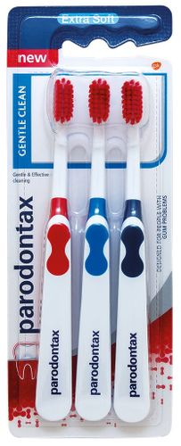 Parodontax Gentle Clean Extra Soft Toothbrush 3 pcs