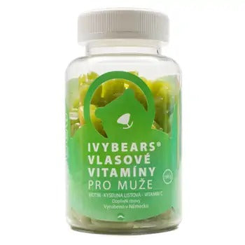 IvyBears Hair Vitamins for Men Jelly Bears 60 pcs