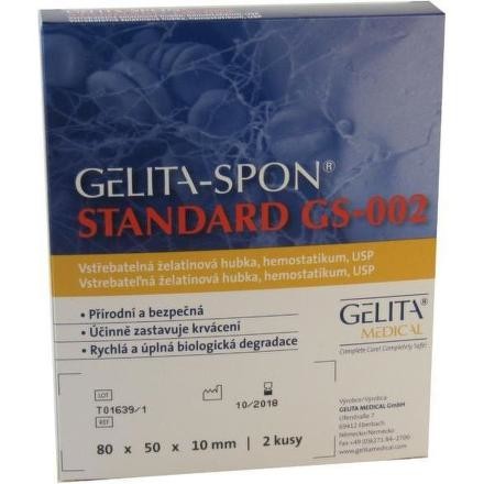 Gelita-Spon Standard GS-002 - 80 x 50 x 10mm, 2pcs