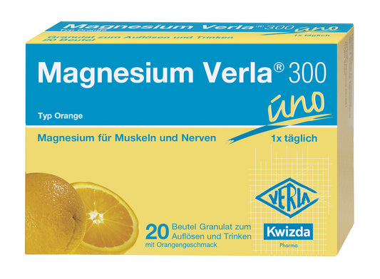 Magnesium Verla 300 and Orange granules 20 sachets