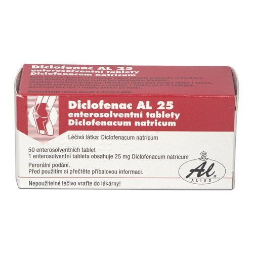 DICLOFENAC AL 25mg - 50 tablets