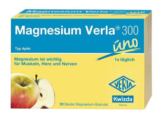 Magnesium Verla 300 apple flavor granules 50 sachets