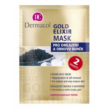 Dermacol Gold Elixir Rejuvenating Caviar Mask 2 x 8 g - mydrxm.com