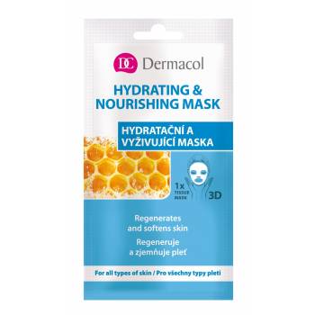 Dermacol Moisturizing and nourishing textile mask 1 pc - mydrxm.com