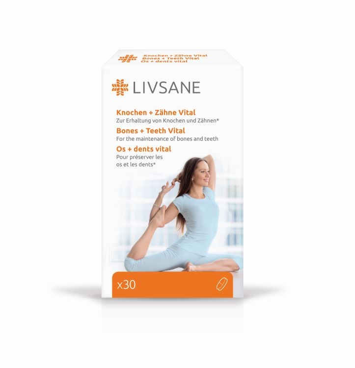 LIVSANE Support for healthy bones and teeth 30 tablets