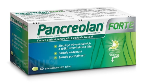 Pancreolan Forte 6000U 60 tablets - mydrxm.com