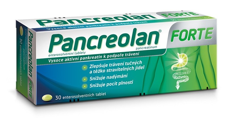 Pancreolan Forte 6000U 30 tablets