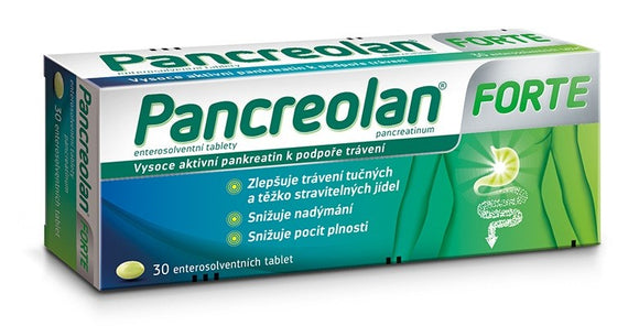 Pancreolan Forte 6000U 30 tablets
