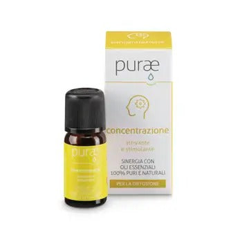 Purae Concentrazione A mixture of essential oils for concentration and memory 10 ml