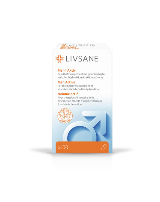 LIVSANE male erection support Mann Aktiv 100 capsules