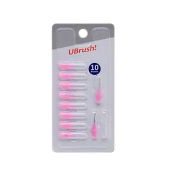 UBrush! Interdental brush 0.7 mm pink 10 pcs