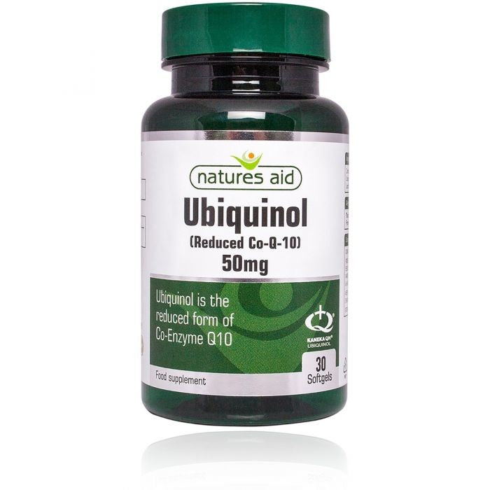 Natures Aid Ubiquinol Reduced CoQ 10, 50 mg, 30 softgels