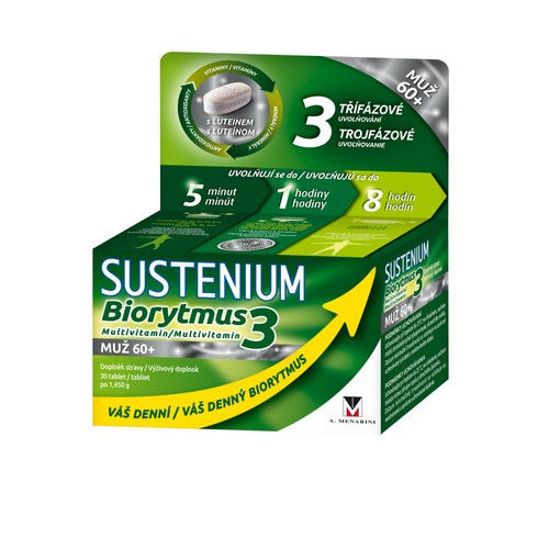 Sustenium Biorhythm 3 multivitamin For MEN 90 tablets