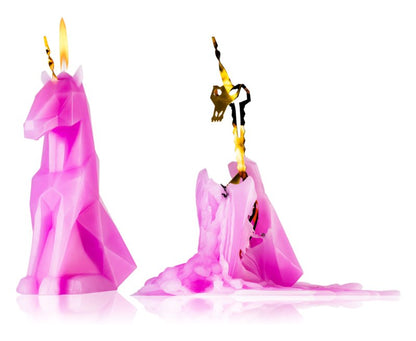 54 Celsius Pyro Pet Lilac Unicorn decorative candle 20.3 cm