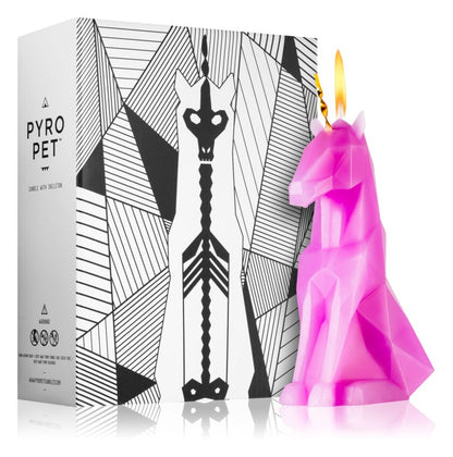54 Celsius Pyro Pet Lilac Unicorn decorative candle 20.3 cm